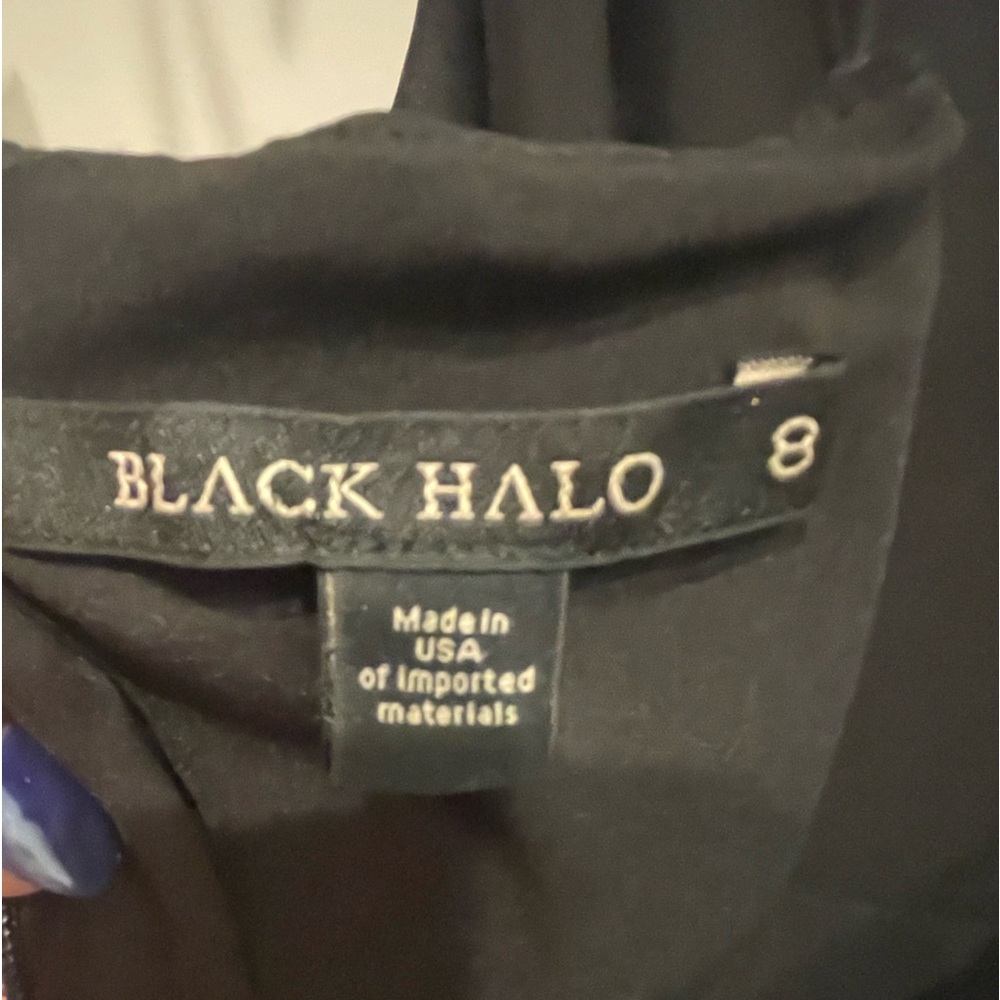 Black halo dres